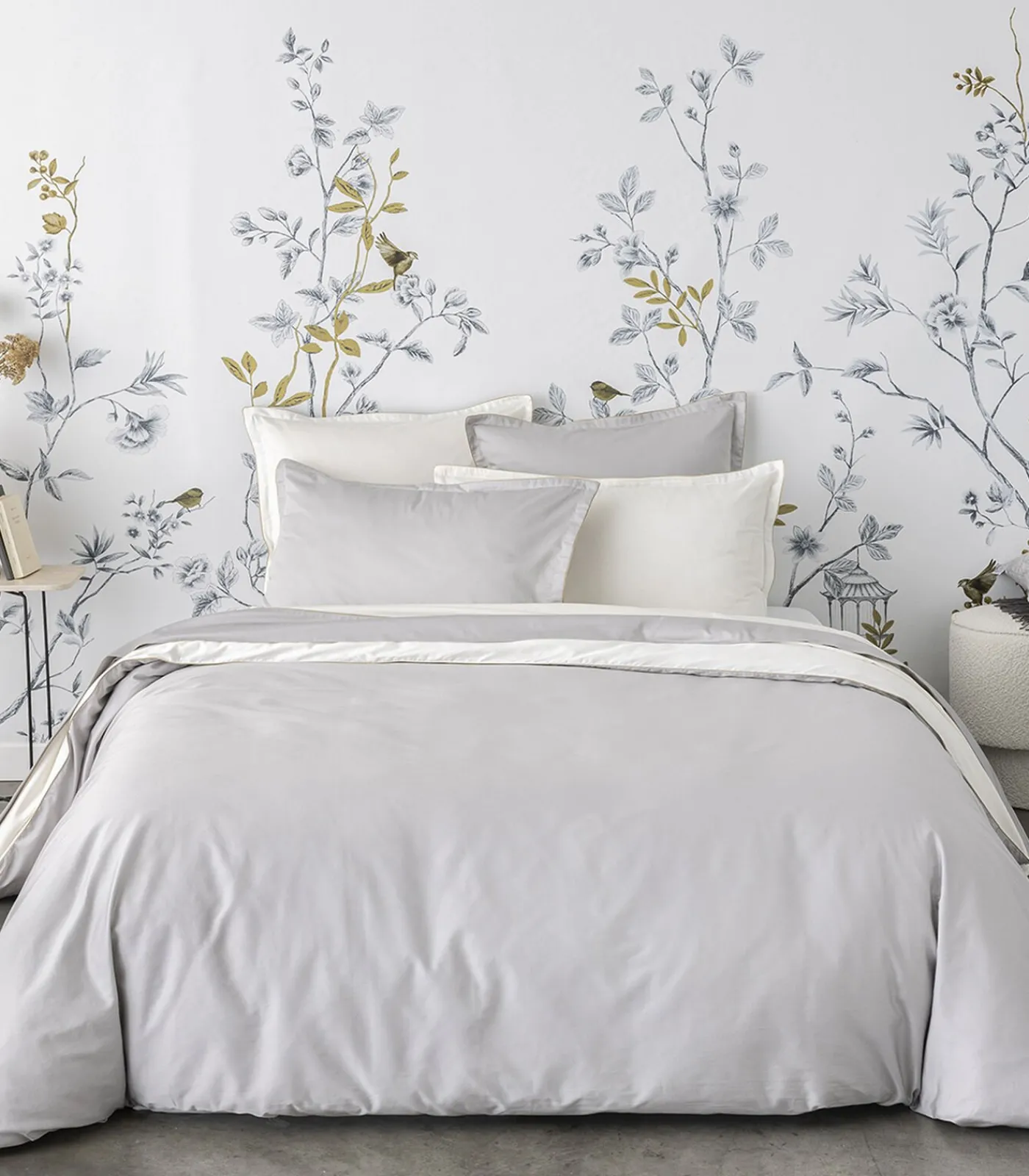 Nobel - Effen laken in biologisch katoen satijn 270x300 cm Lakens