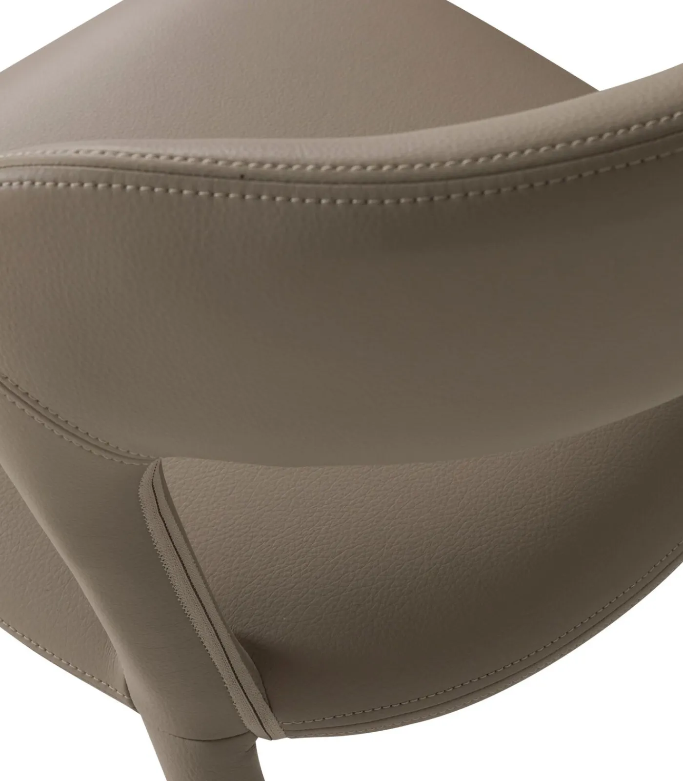 WOOOD Noble Eetkamerstoelen - Leerlook - Zand - Set van 2