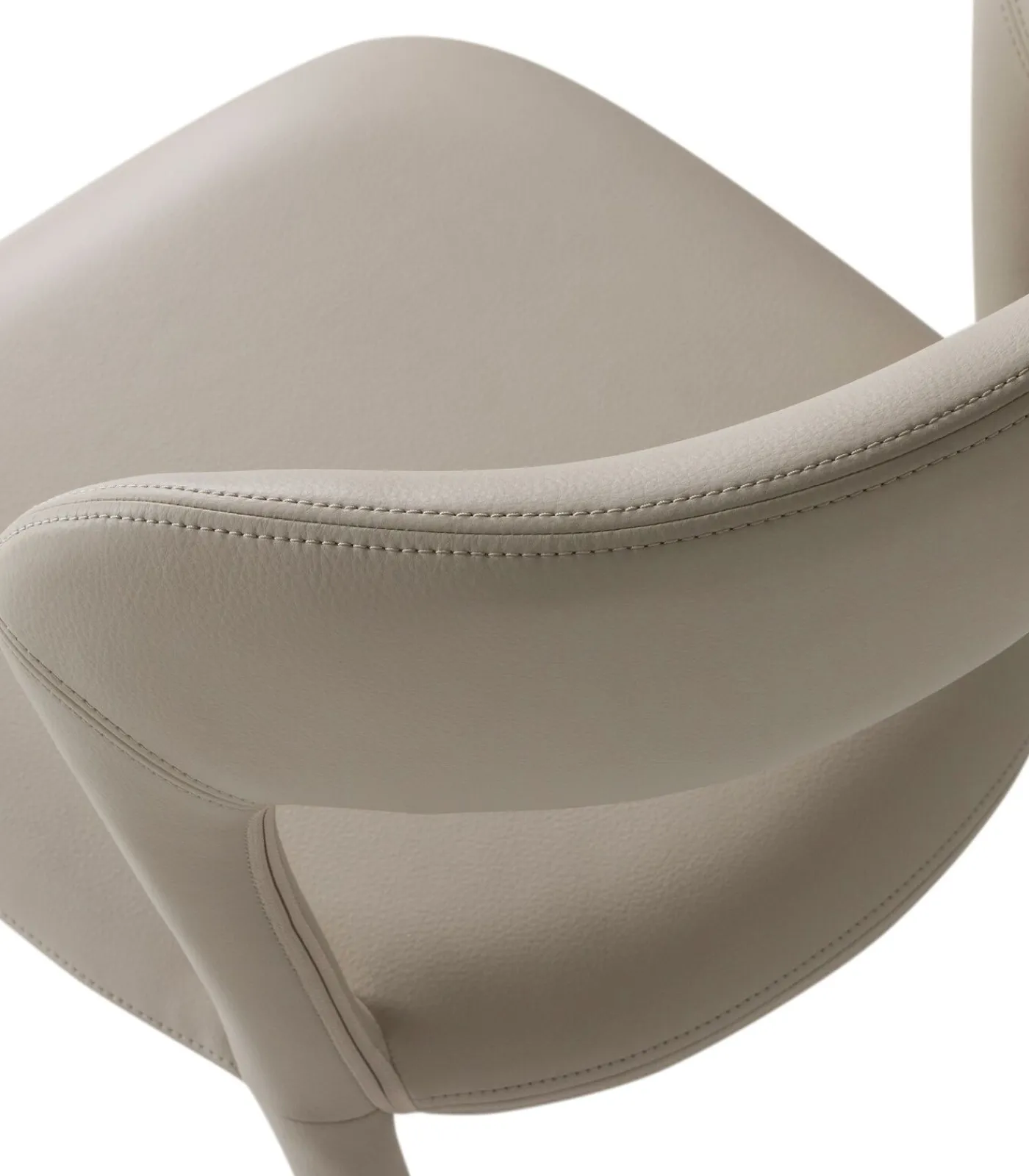 Noble Eetkamerstoelen - Leerlook - Beige - Set van 2 Stoelen