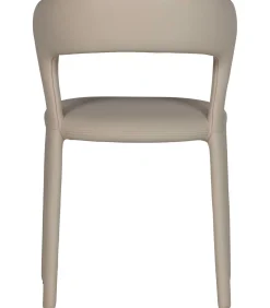Noble Eetkamerstoelen - Leerlook - Beige - Set van 2 Stoelen