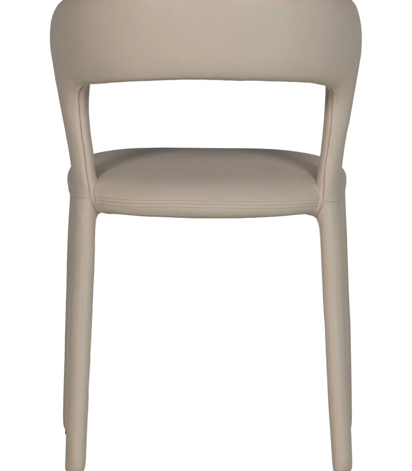 Noble Eetkamerstoelen - Leerlook - Beige - Set van 2 Stoelen