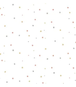 Clearance Behang Mondo baby Little Stars roze en wit Decoratie