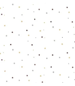 Noordwand Behang Mondo baby Little Stars beige en wit