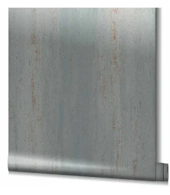 Sale Behang Topchic Stripes Effect metallic grijs Decoratie