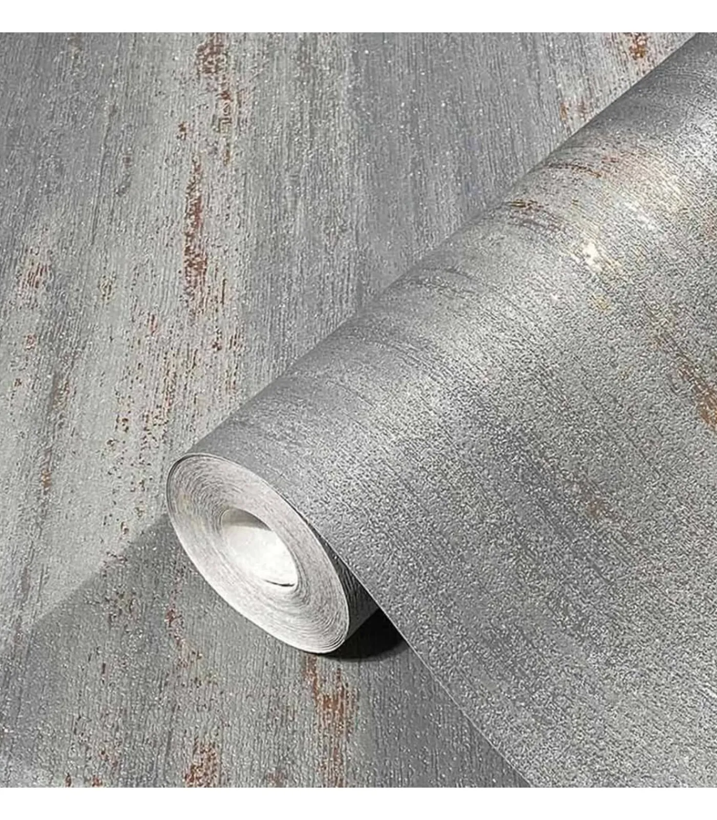 Sale Behang Topchic Stripes Effect metallic grijs Decoratie