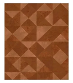 Clearance Behang Topchic Graphic Shapes Facet metallic oranje Decoratie