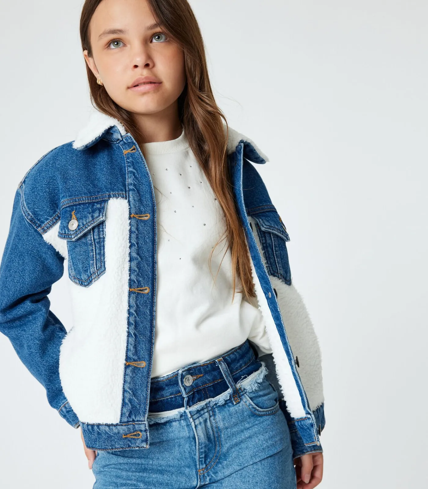 Outlet Normaal Denim Jasje Kinderen Jassen