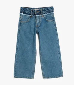 Online Normale taille Brede pijpen Jeansbroek Kinderen Jeans