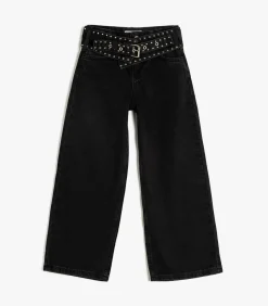 Normale taille Brede pijpen Jeansbroek Kinderen Jeans