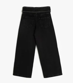 Normale taille Brede pijpen Jeansbroek Kinderen Jeans