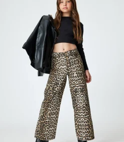 Kinderen Koton Normale taille Brede pijpen Jeansbroek