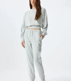 Clearance Normale taille Elastisch mouw Pyjama'S Gebreide Onderkleding DAMES Loungewear
