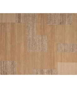 WOOOD Noven Handgeweven Vloerkleed - Wol - Zand - 170x240 cm