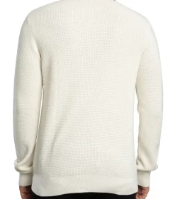 Outlet Nowell Wafelgebreid Poloshirt Met Lange Mouwen Heren T-Shirts & Polo's