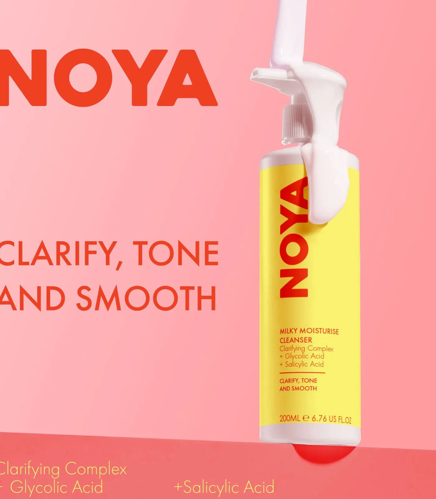 NOYA Milky Moisturise Cleanser 200ml Gezichtsreinigers & Make Up Removers