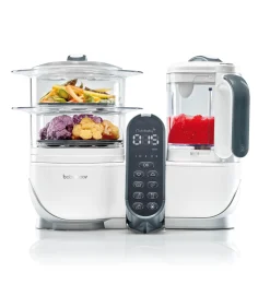 Kinderen BabyMoov Nutribaby Keuken Robot(+) Loft White + 3 babybols en 2 lepels GRATIS