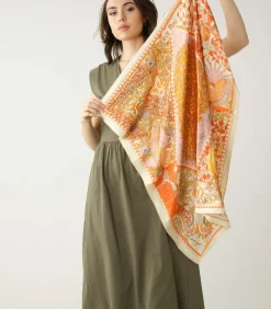 Best OANA - Gestreepte sjaal DAMES Sjaals