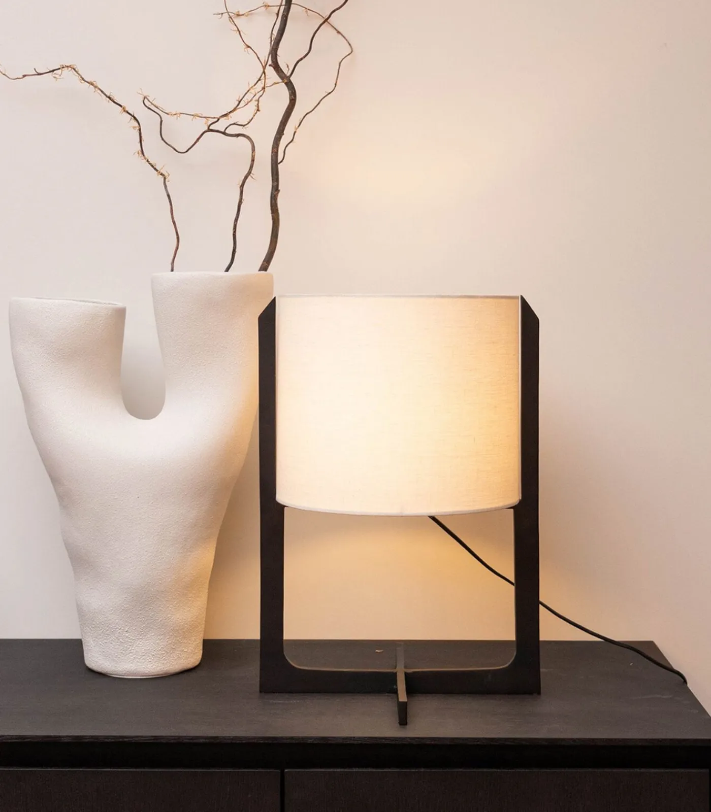 Discount Obidos - Tafellamp - Zwart Tafellampen