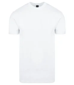 Best Obra T-Shirt Hoge rond Hals Wit 6-Pack Heren T-Shirts & Polo's