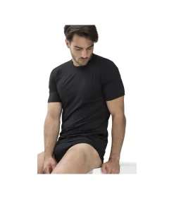 Heren Mey Olympia Shirt Dry Cotton Zwart T-Shirt