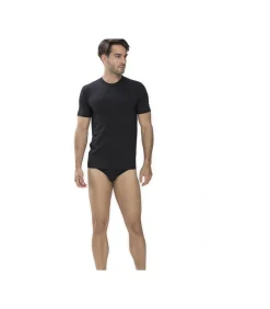 Heren Mey Olympia Shirt Dry Cotton Zwart T-Shirt