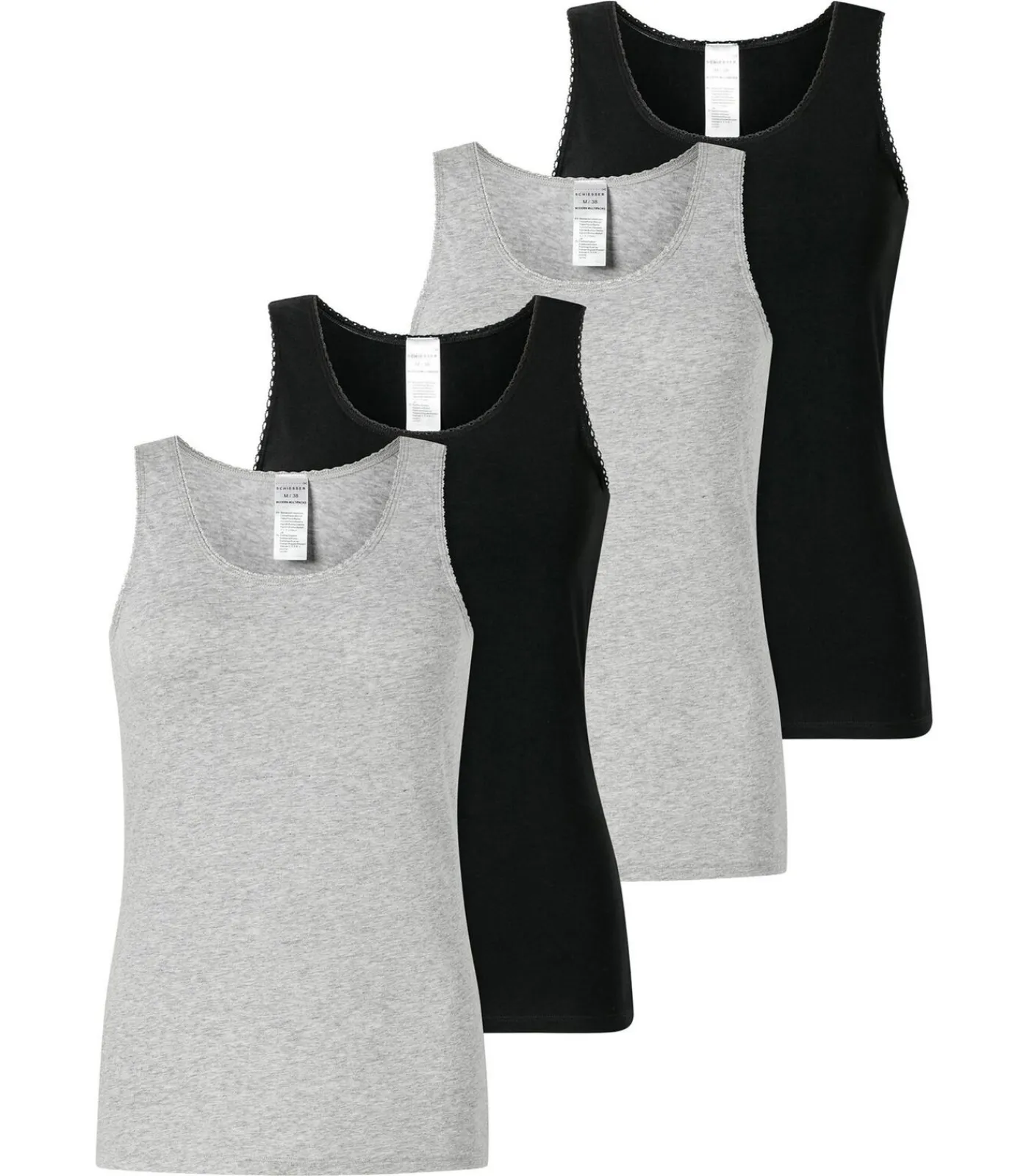 Hot Onderhemd Verpakking van 4 DAMES Onderhemden