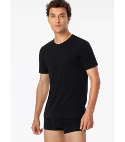 New Onderhirt O-Hals Zwart T-Shirt Heren Tops & Shirts