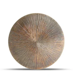 New Onderzetter 20cm geribbeld goud Charm - (x2) Keukenaccessoires