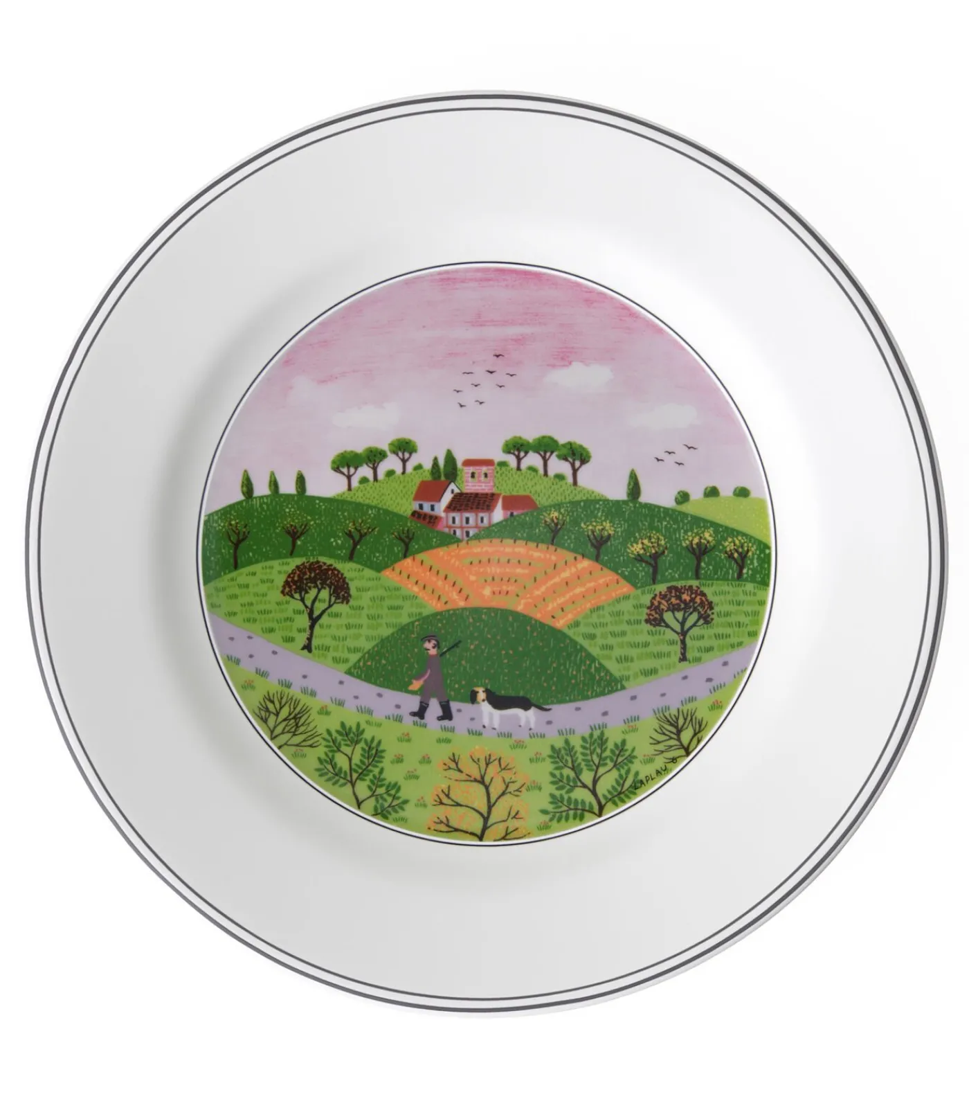 Villeroy & Boch Ontbijtbord Jager Design Naif