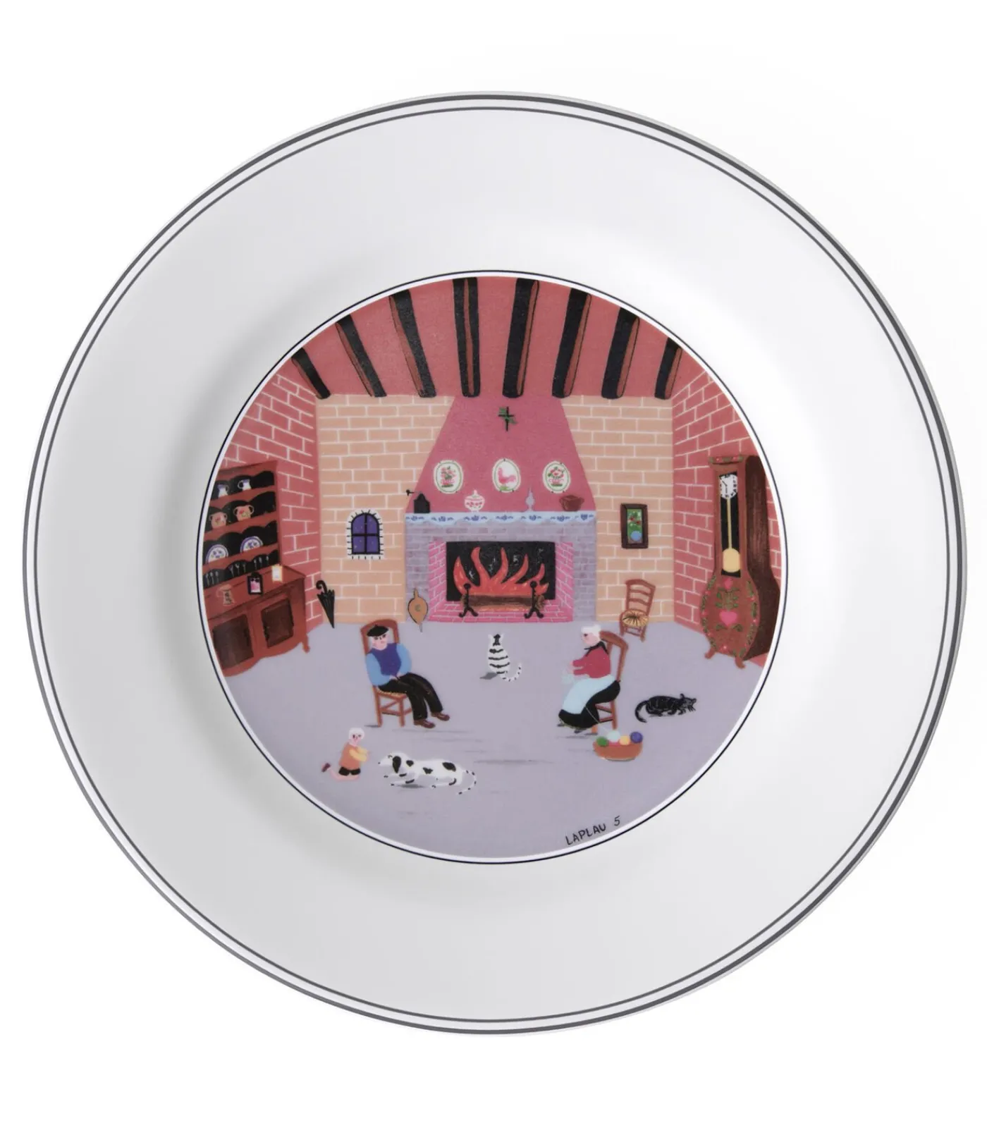 Villeroy & Boch Ontbijtbord Open haard Design Naif