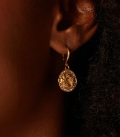 DAMES Lucardi Oorbellen - Goudkleurig