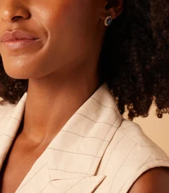 DAMES Lucardi Oorbellen Staal