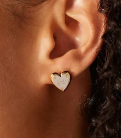 DAMES GUESS Oorbellen Staal - Goud- en Zilverkleurig