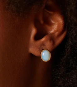 DAMES Lucardi Oorbellen Staal - Goudkleurig