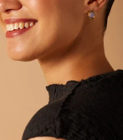 DAMES Lucardi Oorbellen Staal - Goudkleurig