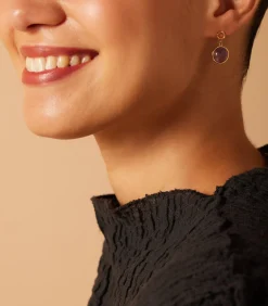 DAMES Lucardi Oorbellen Staal - Goudkleurig