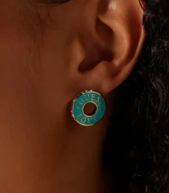 DAMES GUESS Oorbellen Staal - Goudkleurig