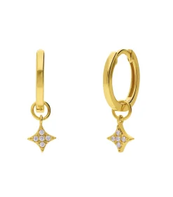 DAMES Lucardi Oorbellen Staal - Goudkleurig