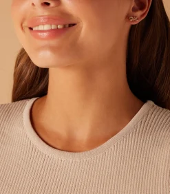 DAMES Lucardi Oorbellen Zilver - Strik