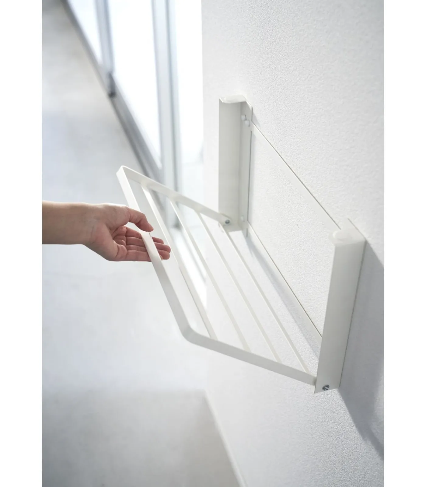 YAMAZAKI Opvouwbare Wandplank - Tower - Wit