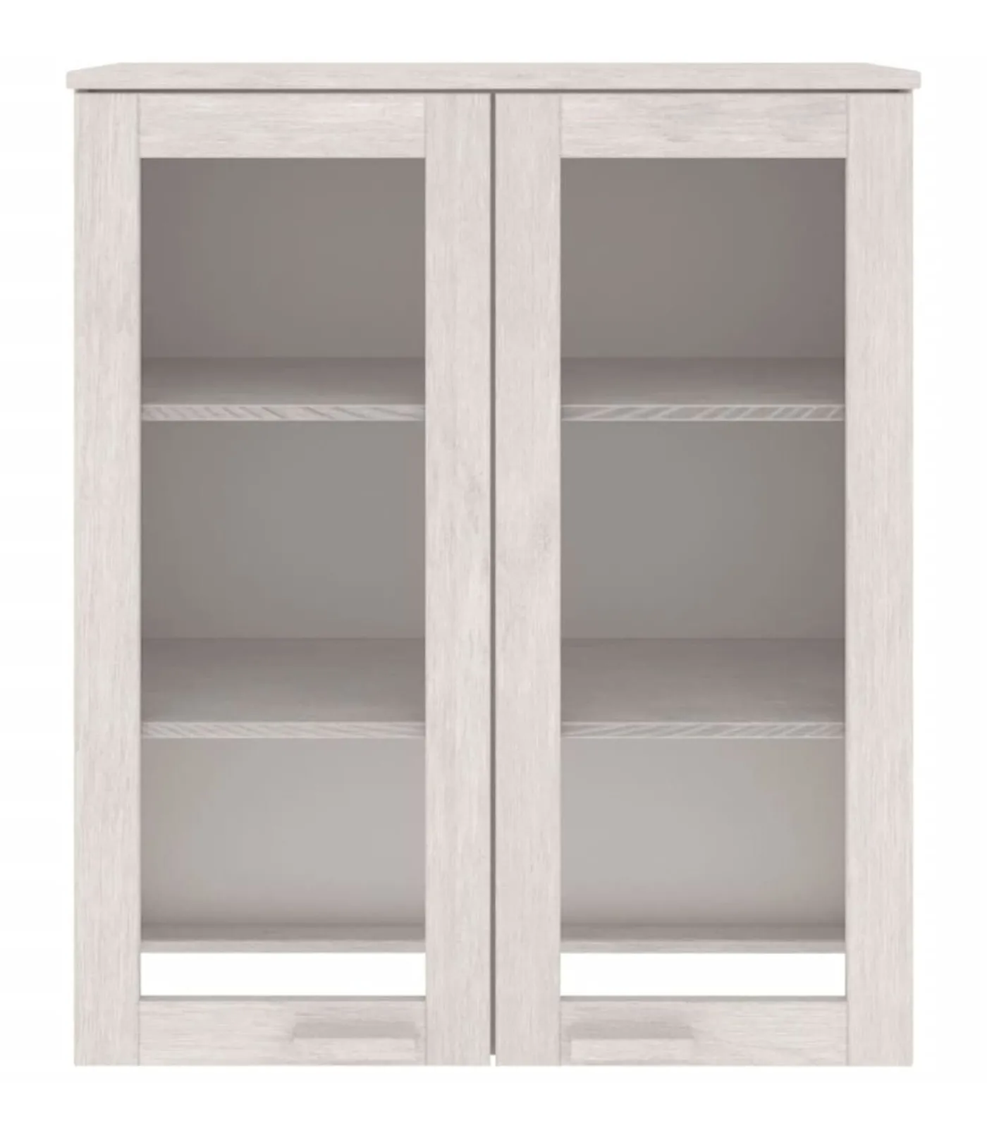 Opzetkast HAMAR 85x35x100 cm massief grenenhout wit Meubels