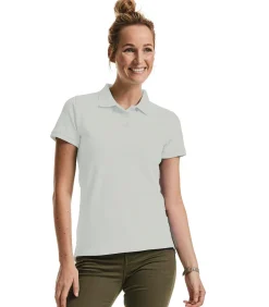 DAMES Russell ORGANIC - Poloshirt - Anthraciet Grijs