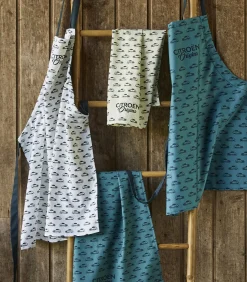 New Origins - Set van 2 katoenen theedoeken met print Keuken- & Tafellinnen