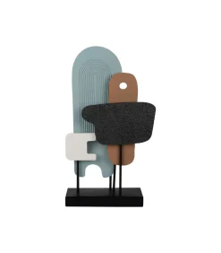 Best Ornament Abstract Art - Multicolor - 27.5x11x49cm Decoratie