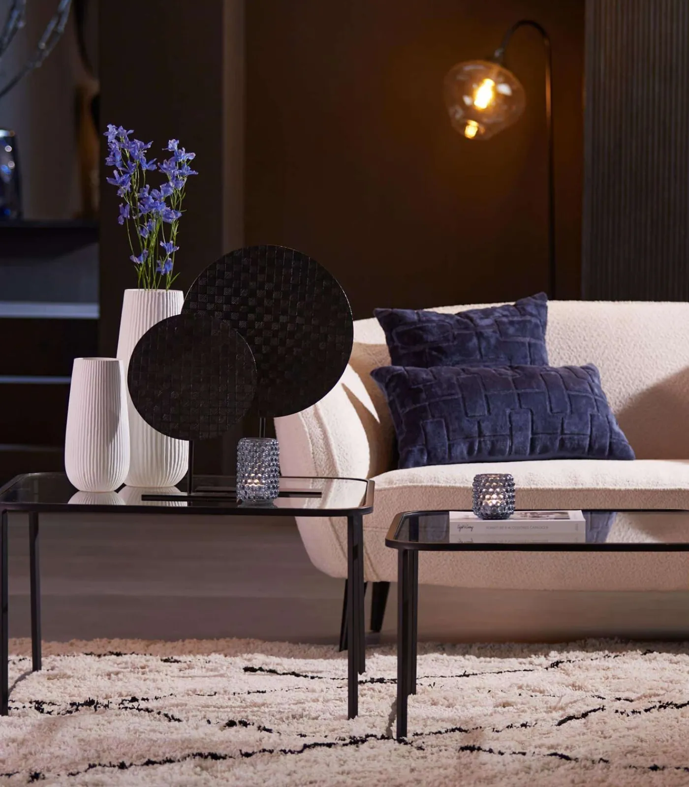 New Ornament Persegi - Zwart - 36x7.5x51.5cm Decoratie