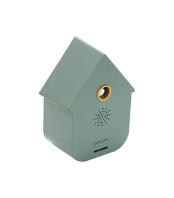 Karlsson Ornament Sound Box Modern Cuckoo - Groen - 12x7.5x11.5cm