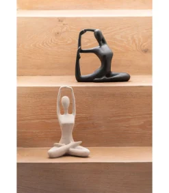 Present Time Ornament Stretched Lotus - Grijs - 14.5x12x23.5cm