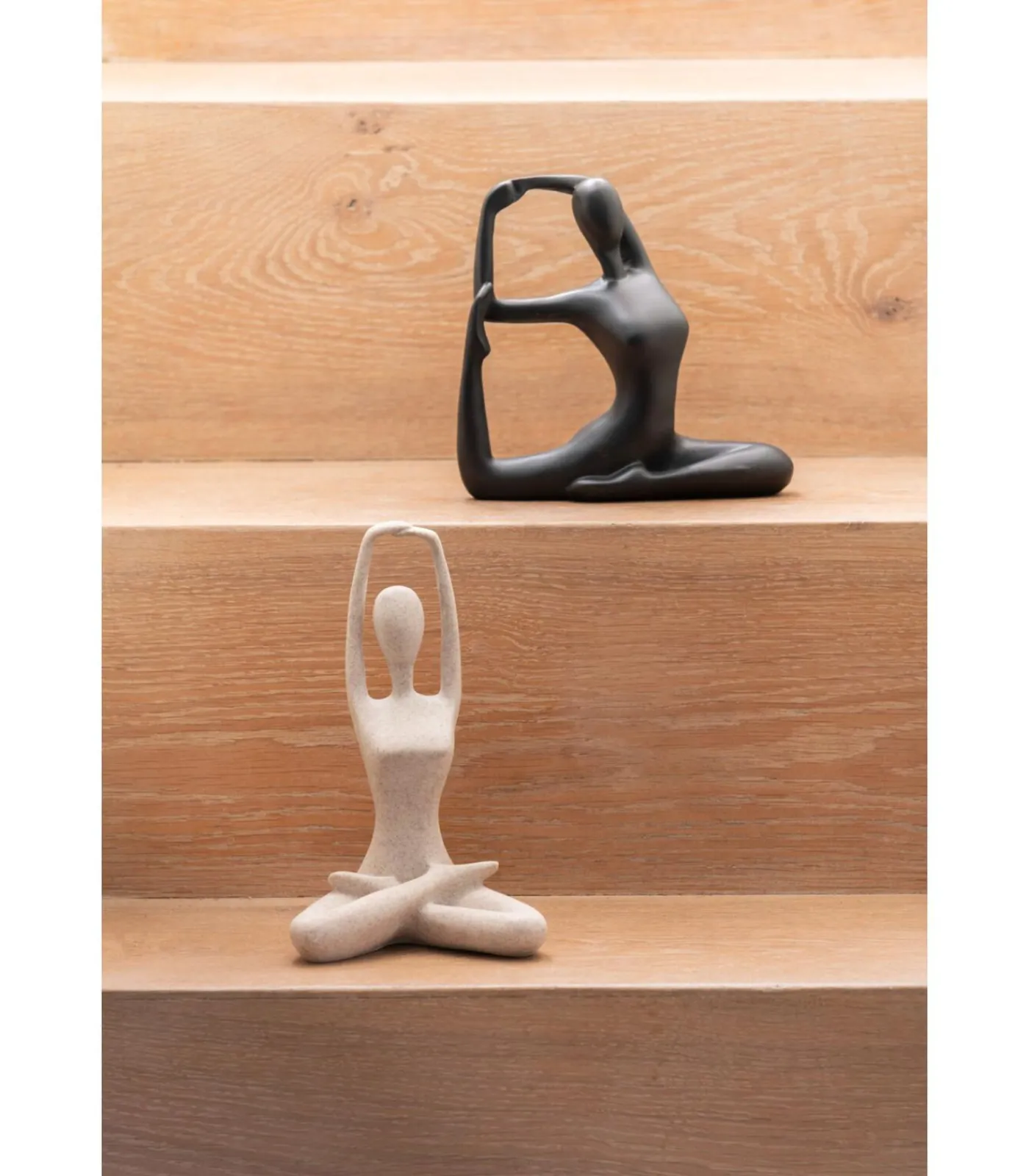 Present Time Ornament Stretched Lotus - Grijs - 14.5x12x23.5cm