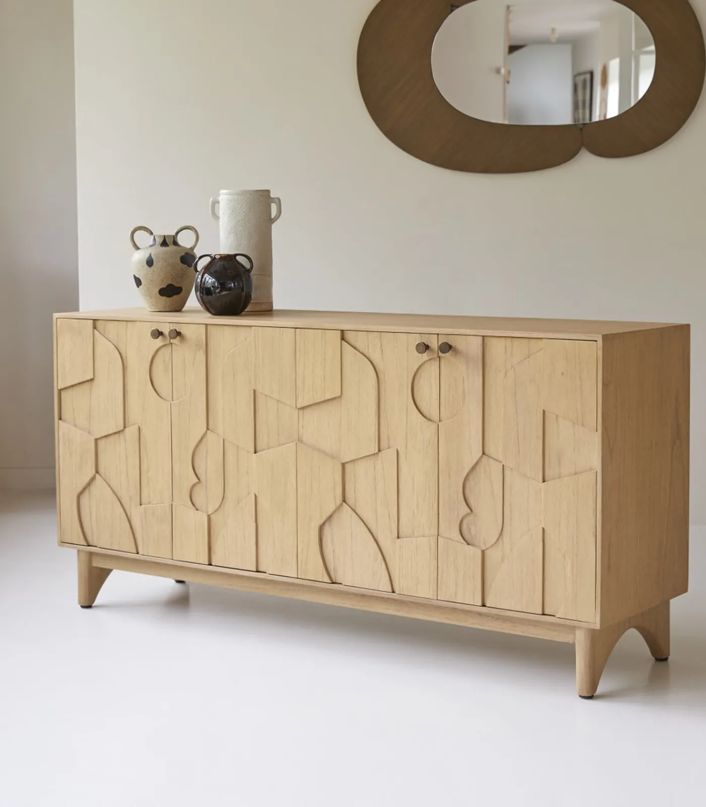 Tikamoon Otho - Buffetkast in mindihout, 165 cm