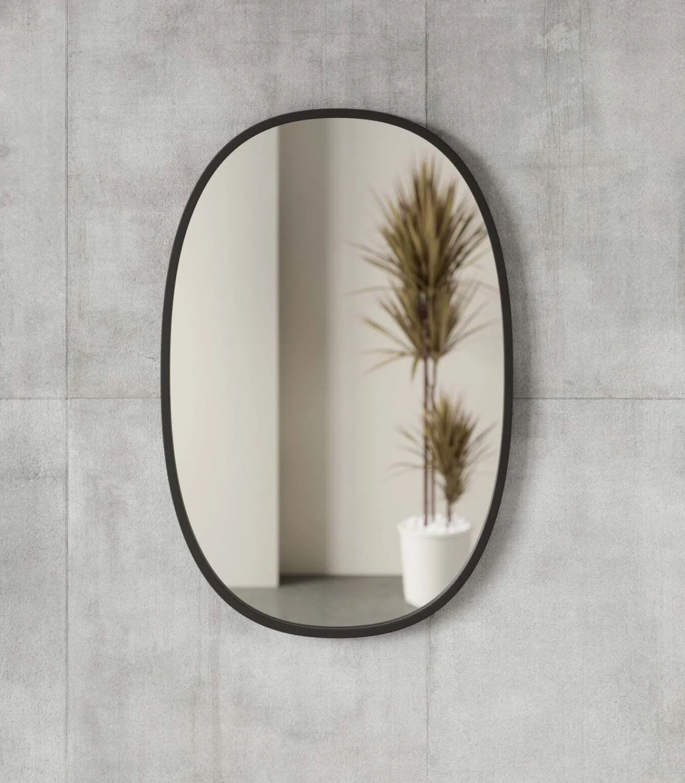 New Ovale wandspiegel Hub Spiegels